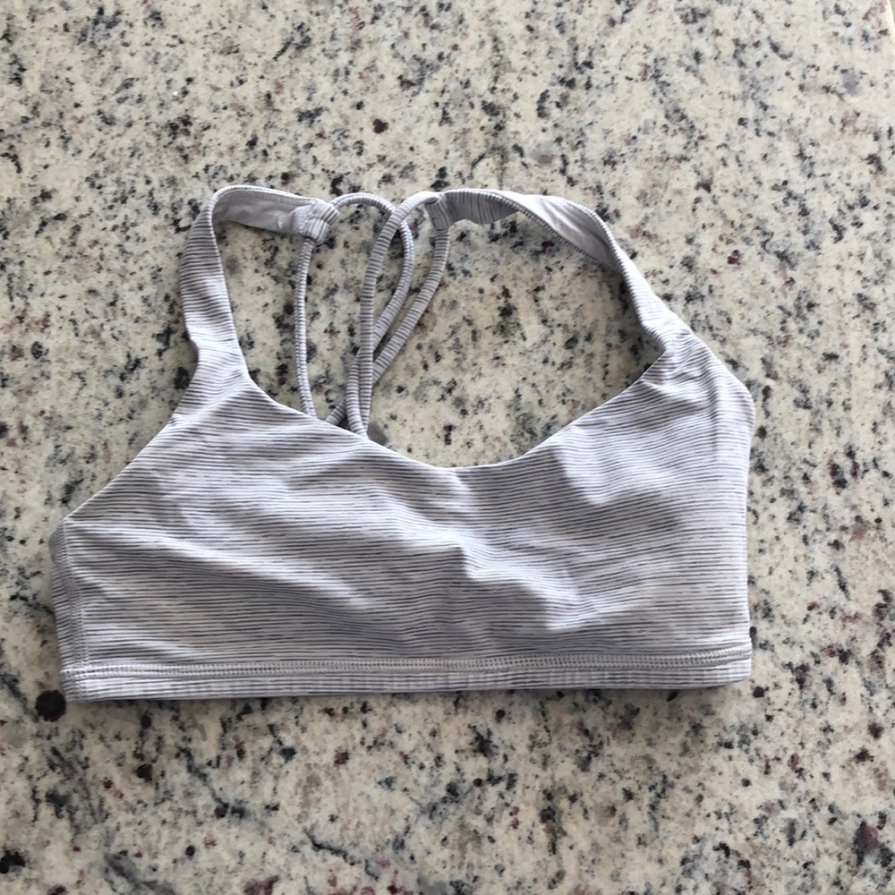 Lululemon Striped Sports Bra